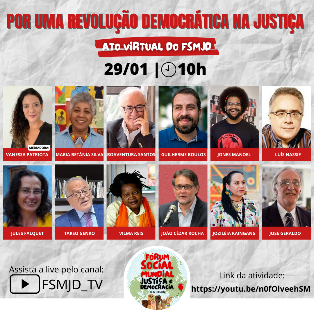 Por uma Revolução Democrática na Justiça